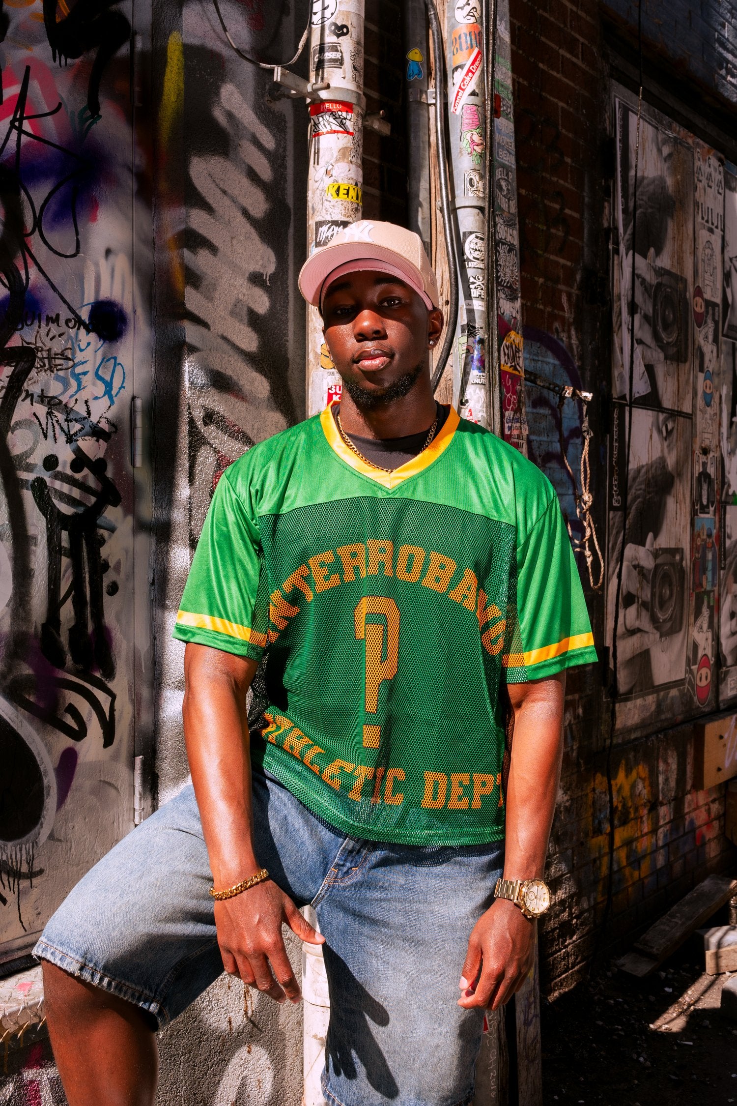 Green/Yellow Interrobang Practice Jersey