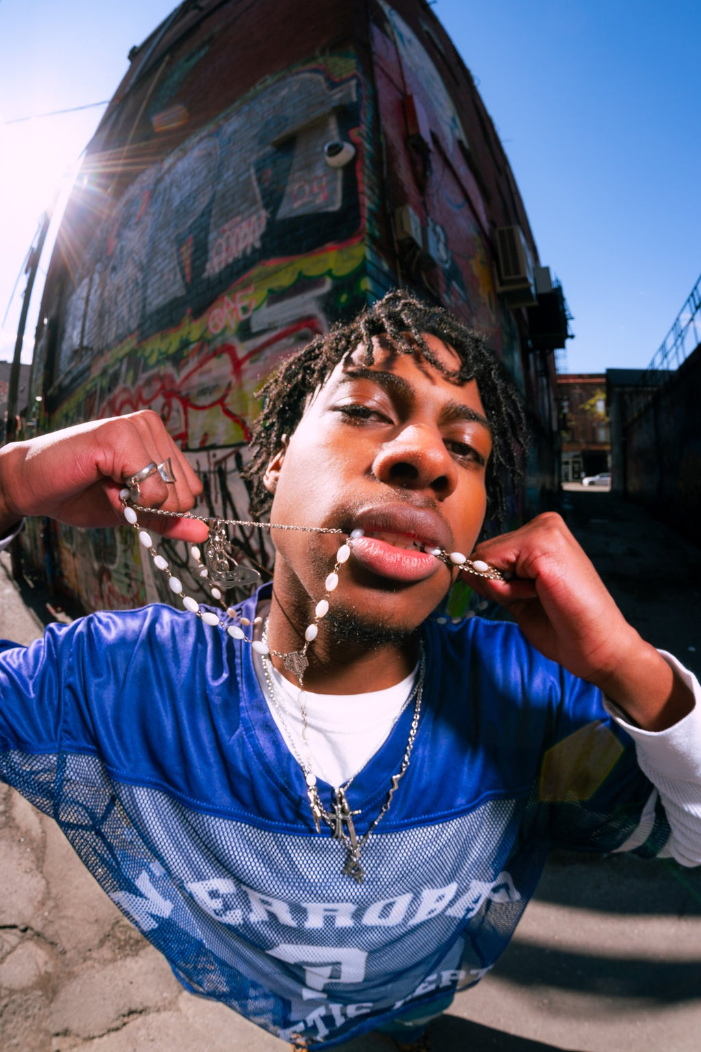 Navy Interrobang Practice Jersey