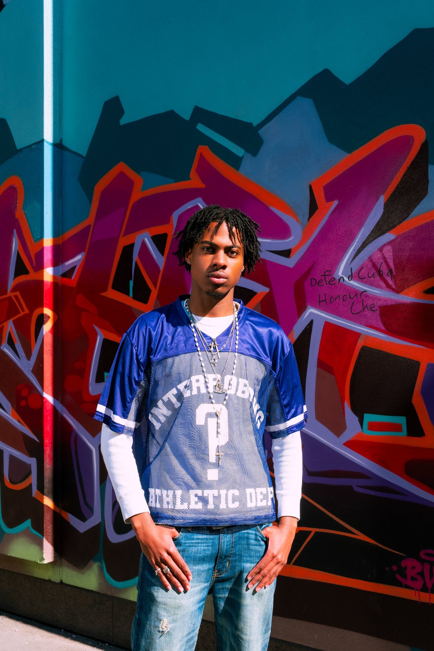 Navy Interrobang Practice Jersey